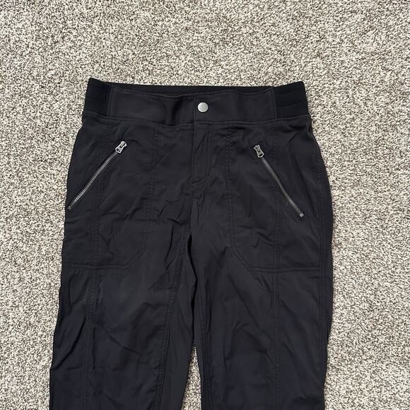 Athleta black cargo jogger pants size 6 - Picture 3 of 11